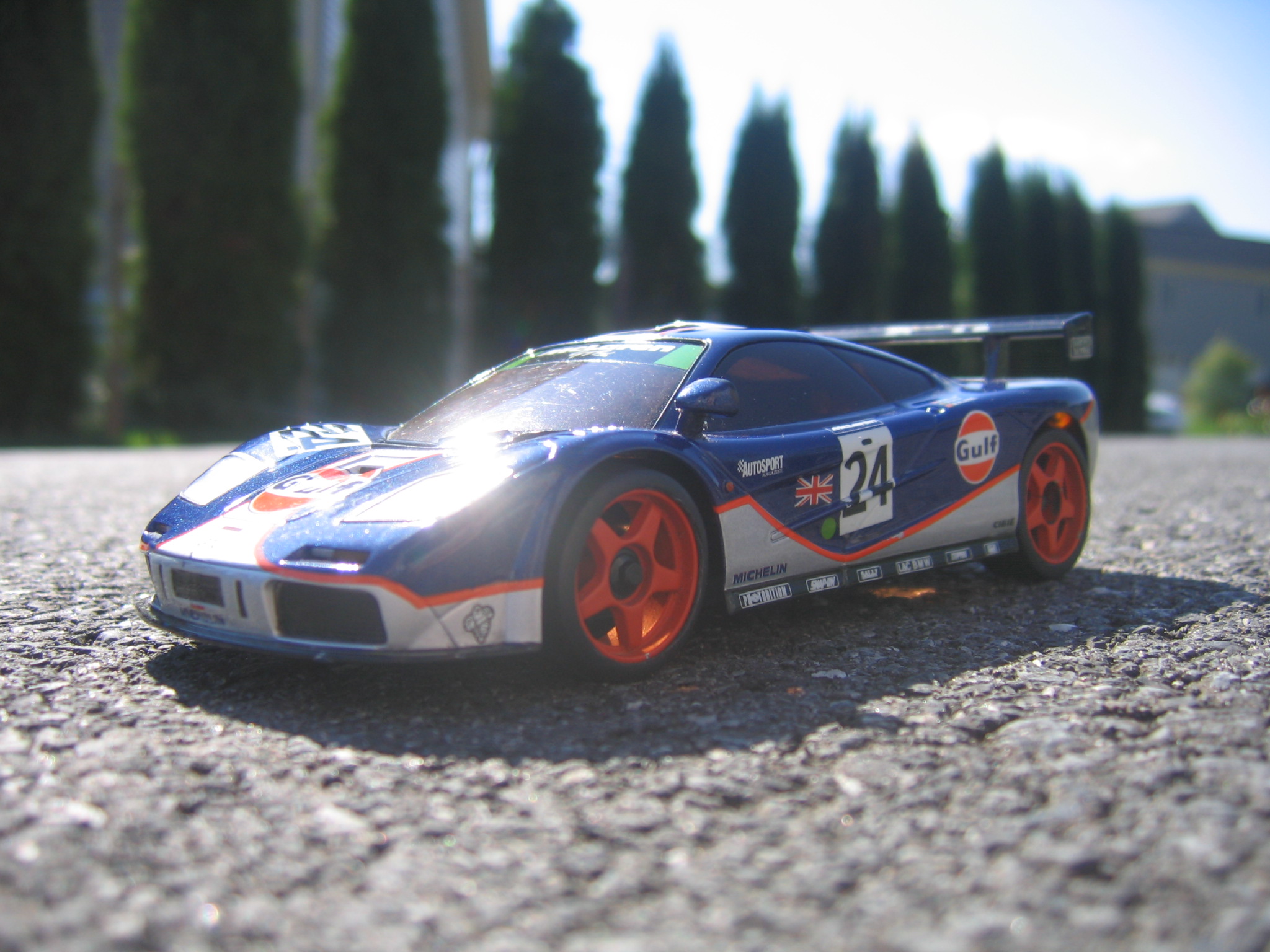 Kyosho Mini-Z Mclaren F1 GTR Gulf Racing MR-02 MM GlossCoat
