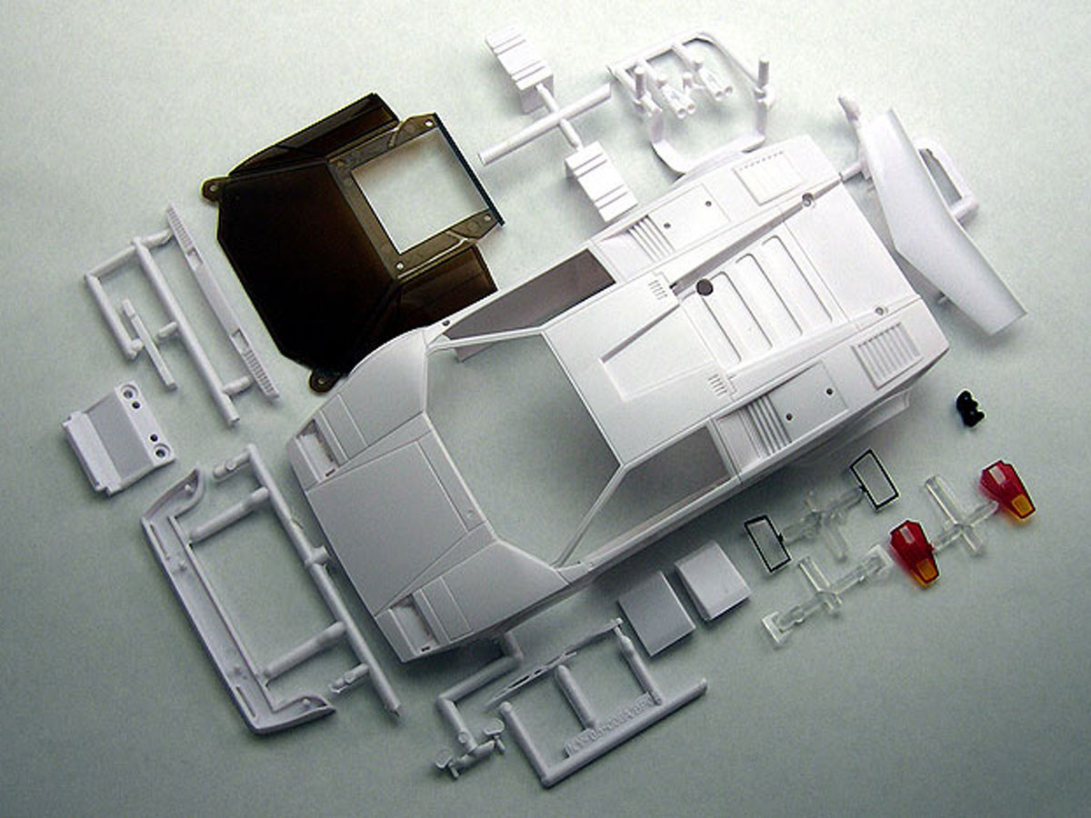 Kyosho Mini-Z Lamborghini Countach LP500S MR-02 RML White Body ...