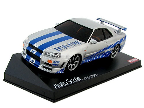 Kyosho Mini-Z The Fast and The Furious Wild Speed Skyline GT-R MR 