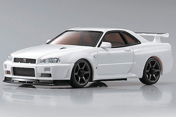 Kyosho Mini-Z Nissan Skyline GT-R R34 V spec II Nur MA-010 GlossCoat 