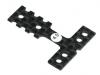 3Racing Mini-Z Graphite Rear Suspension T-Plate for MR-03 MM/LM - 4mm