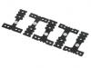 3Racing Mini-Z Graphite Rear Suspension T-Plate Set for MR-03 RM/HM (4mm/4.5mm/5mm/5.5mm/6mm) - 5PCS
