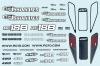 Associated RC18B Decal Sheet and Window Masks