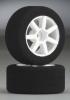 Associated RC18R Mounted Foam Tires - 2PCS - White