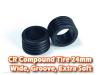 Atomic Mini-Z/AMZ CR Compound Rear Carpet Tire 24mm - Extra Soft - 2PCS