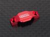 Atomic 2WD AMR Alloy Servo Fixing Cover - Red