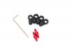 Atomic 2WD AMR Alloy Front Linkage Set - Red - 2PCS