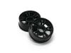Atomic Mini-Z MR-02 Front T.S. Wheel (21.5mm) - +0 Offset - Black