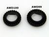 Atomic Mini-Z MA-010 28T Nylon Front One-Way Spacer Gear