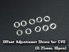 Atomic Mini-Z 0.25mm Offset Adjustment Shim Set for CVD - 10PCS