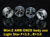PN Mini-Z MA-010 Alloy Light Star Wheel Set - Enzo
