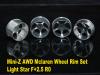 PN Mini-Z MA-010 Alloy Light Star Wheel Set - McLaren