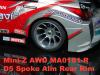 PN Mini-Z MA-010 Alloy D5 Spoke Wheel - Rear 0 Offset