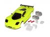 TRP Mini-Z Mosler MT900R MR-02/MR-03W-MM 98mm Hand Painted Body Set - Fluorescent Yellow
