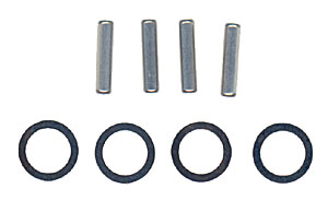 Associated RC18T Stub Axel Pins and Spacers