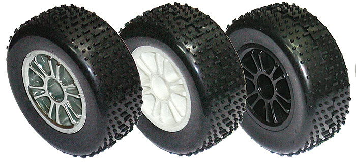 Associated RC18B Front Mounted Spoked Wheel -White