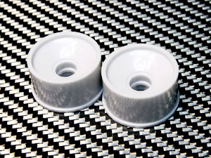 Atomic Mini-Z Rear Dish Wheel - +3 Offset - White