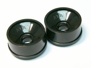 Atomic Mini-Z Front Dish Wheel - +1 Offset - Black