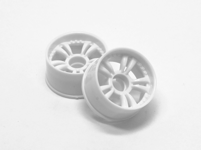 Atomic Mini-Z MR-02 Rear T.S. Wheel (21.5mm) - +3 Offset - White