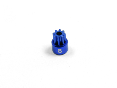 Atomic Mini-Z MR-02 Anodized Pinion Gear 8T - Blue