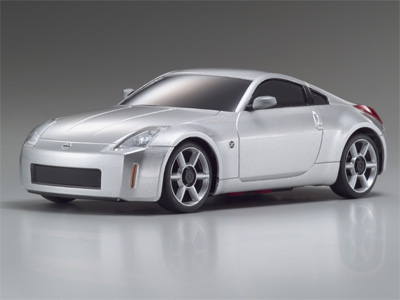 Kyosho Mini-Z Nissan Fairlady Z (350Z) MR-015 RM ReadySet - Silver