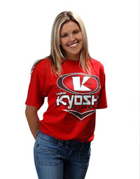 Kyosho T-Shirt - K-Oval - Red - Short Sleeve - Extra Large