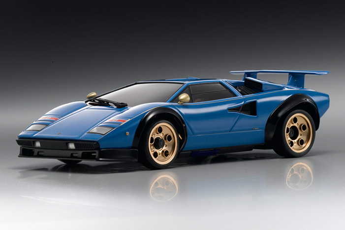 Kyosho Mini-Z Lamborghini Countach LP500S MR-02 RML GlossCoat AutoScale Body - Blue