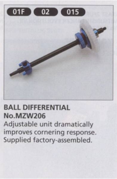 Kyosho Mini-Z Ball Differential Set for MR-02