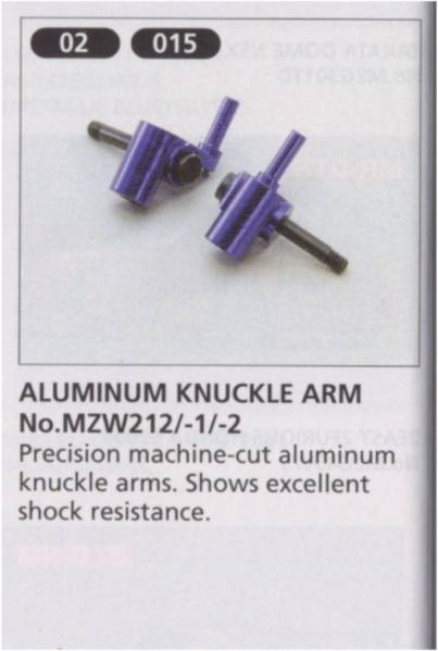 Kyosho Mini-Z Alloy Knuckle Arm Set for MR-02 (1)