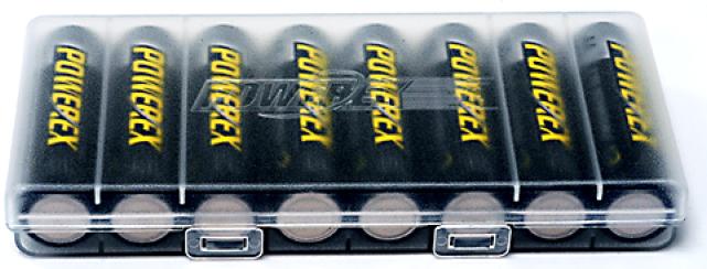 Maha PowerEx 2700mAh NiMH AA Battery with Carrying Case - 8PCS