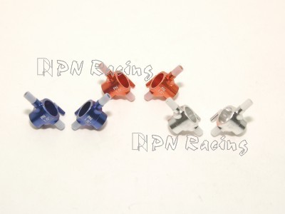 PN Mini-Z MA-010 Alloy 0.5 Camber Knuckle - Silver