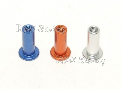 PN Mini-Z Alloy Disk Damper Post - Orange