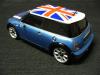 Kyosho Mini-Z Mini Cooper S MR-015 HM GlossCoat AutoScale Body - Limited Edition Metallic Blue with Union Jack